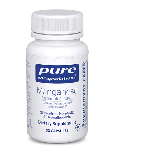 Основное фото товара Марганец, Manganese Aspartate/Citrate, 60 капсул