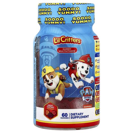 Основное фото товара Paw Patrol The Movie Gummy Multivitamin, Витамины для детей, 60 т