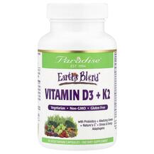 Earth's Blend Vitamin D3 + K2 Витамины D3 + K2 Paradise