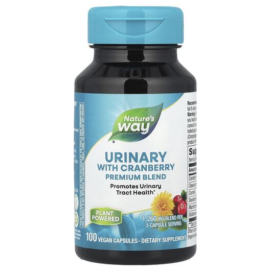 Основное фото товара Клюква 420 мг, Urinary with Cranberry 420 mg, 100 капсул