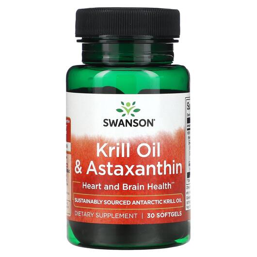 Основное фото товара Масло Антарктического Криля, Krill Oil & Astaxanthin, 30 капс