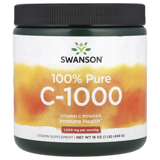 Основное фото товара Swanson, Витамин C, Vitamin C Powder, 454 г