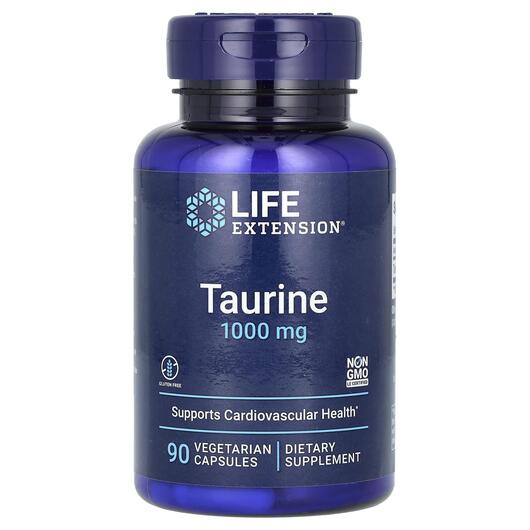 Основное фото товара Life Extension, L-Таурин 1000 мг, Taurine 1000 mg, 90 капсул