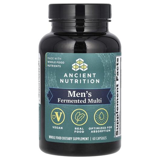Основное фото товара Витамины для мужчин, Men's Fermented Multi, 60 капсул