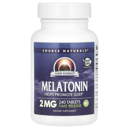 Основное фото товара Melatonin Timed Release, Мелатонин Timed Release 2 мг, 240 таблет