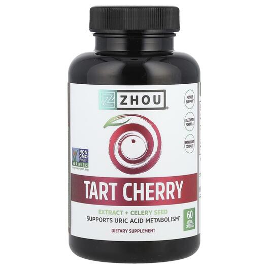 Основное фото товара Экстракт вишни, Tart Cherry Extract + Celery Seed, 60 капсул
