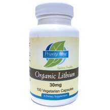 Organic Lithium 30 mg Литий Priority One 100 капсул