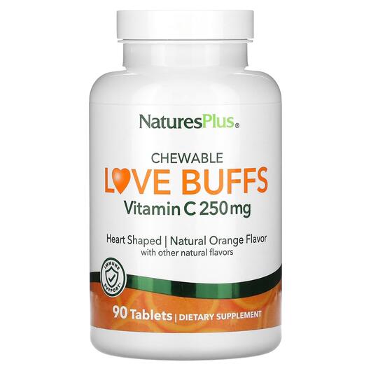 Основное фото товара Chewable Love Buffs Vitamin C Natural Orange, Витамин C, 90 табле