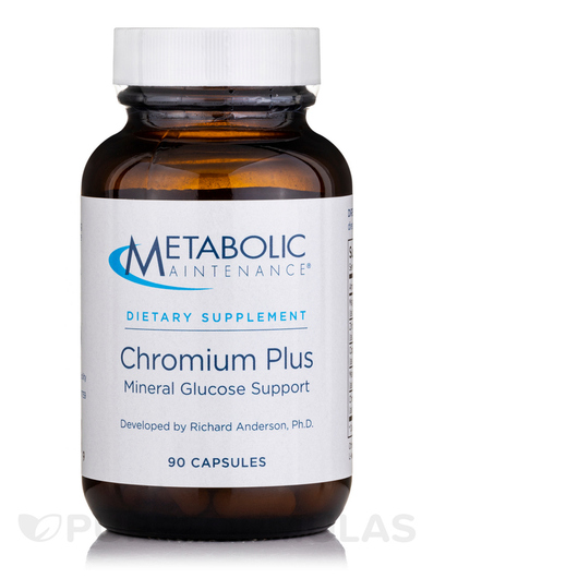 Основное фото товара Metabolic Maintenance, Хром, Chromium Plus, 90 капсул