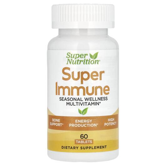 Основное фото товара Super Immune Seasonal Wellness Multivitamin, Мультивитамины, 60 т