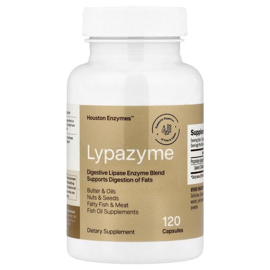 Основное фото товара Houston Enzymes, Ферменты, Lypazyme, 120 капсул