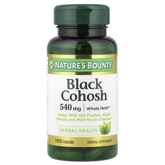 Основное фото товара Черный кохош 540 мг, Black Cohosh 540 mg, 100 капсул