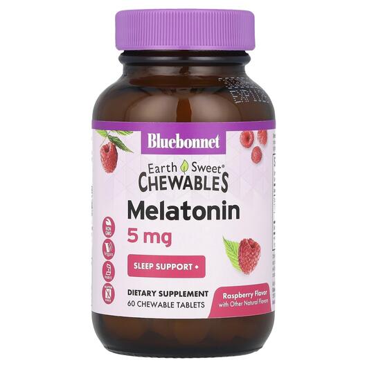 Основное фото товара Мелатонин, Melatonin 5 mg Chewables, 60 конфет