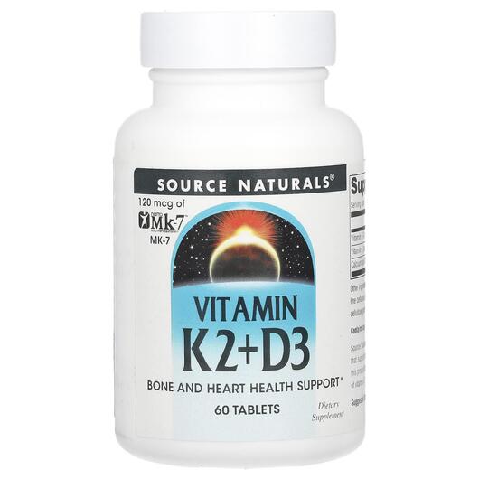 Основное фото товара Витамин K2 100 мкг, Vitamin K2 100 mcg 60, 60 таблеток