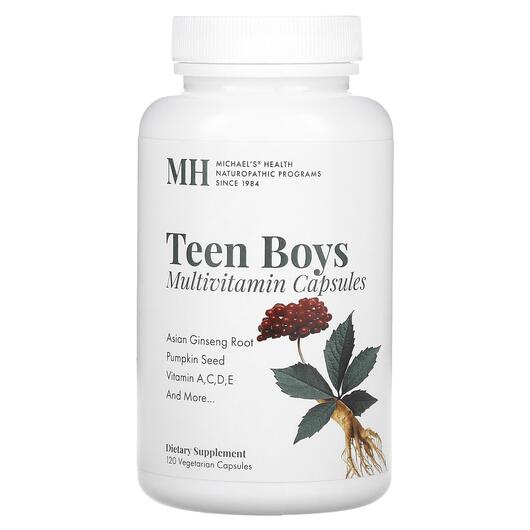 Основное фото товара MH, Витамины для подростков, Teen Boys Multivitamin, 120 капсул