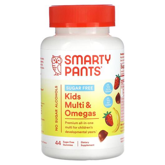 Основне фото товара SmartyPants, Kids Multi & Omegas, Вітаміни для дітей, 44 табл