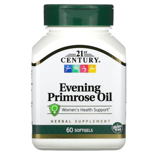 Основное фото товара Масло примулы вечерней, Evening Primrose Oil, 60 капсул