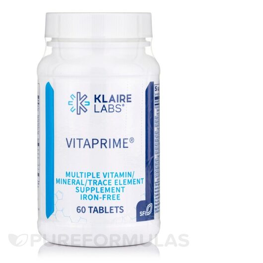 Основное фото товара Klaire Labs, Железо, VitaPrime Iron-Free, 60 таблеток