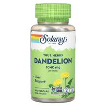 Кульбаба True Herbs Dandelion 520 mg Solaray