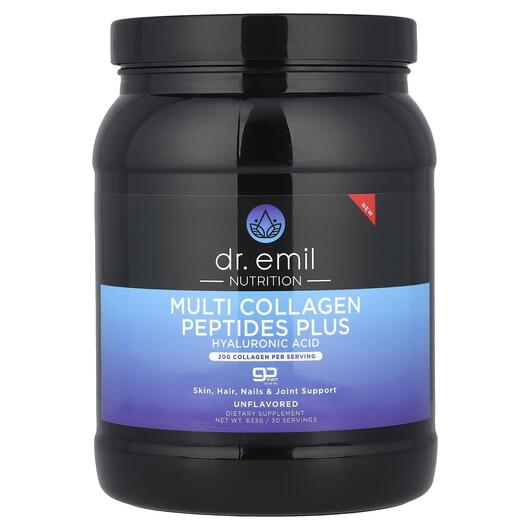 Основное фото товара Multi Collagen Peptides Plus Unflavored, Коллагеновые пептиды, 66