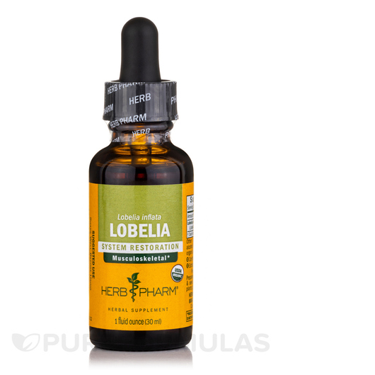 Основное фото товара Herb Pharm, Лобелия, Lobelia, 30 мл