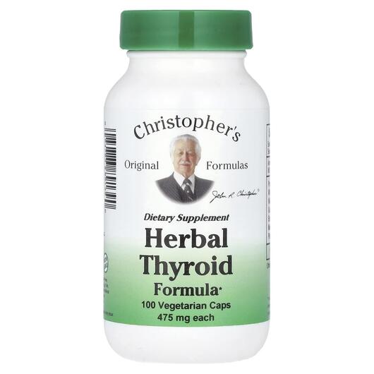 Основное фото товара Поддержка щитовидной, Thyroid Formula, 100 капсул