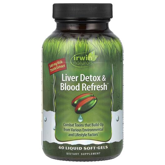 Основне фото товара Liver Detox & Blood Refresh, Очищення печінки, 60 капсул