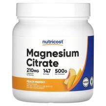ПЕА Magnesium Citrate Peach Mango Nutricost 500 г
