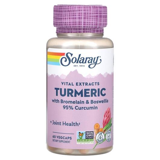 Основное фото товара Vital Extracts Turmeric with Bromelain & Boswellia, Босвеллия