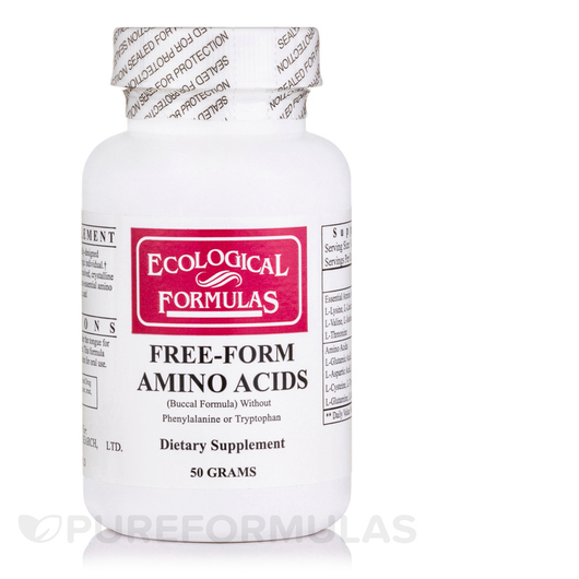 Основное фото товара Ecological Formulas, Аминокислоты, Free-Form Amino Acid, 50 г