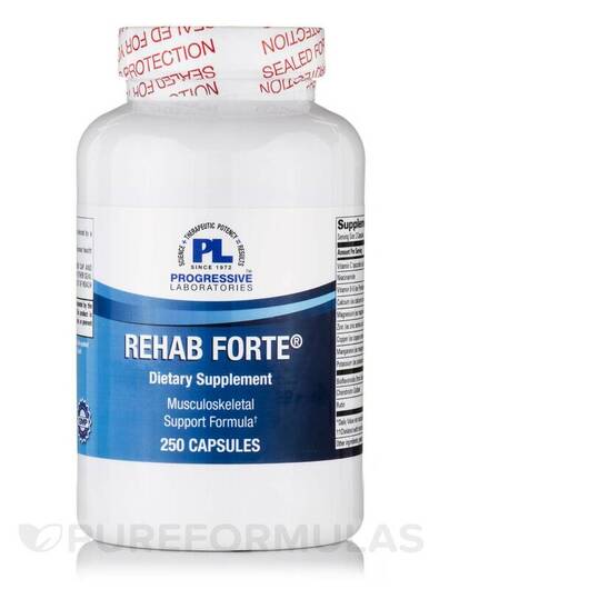 Основное фото товара Progressive Labs, Укрепление костей, Rehab Forte, 250 капсул