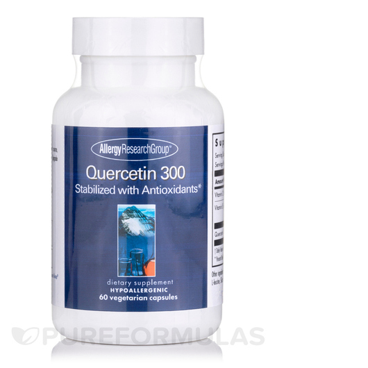 Основное фото товара Allergy Research Group, Кверцетин, Quercetin 300, 60 капсул