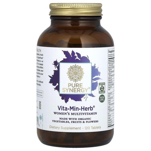 Основное фото товара Vita-Min-Herb Women's Multi, Мультивитамины для женщин, 120 