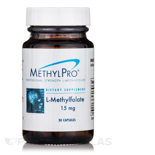 Основное фото товара MethylPro, Метилфолат, L-Methylfolate 15 mg, 30 капсул