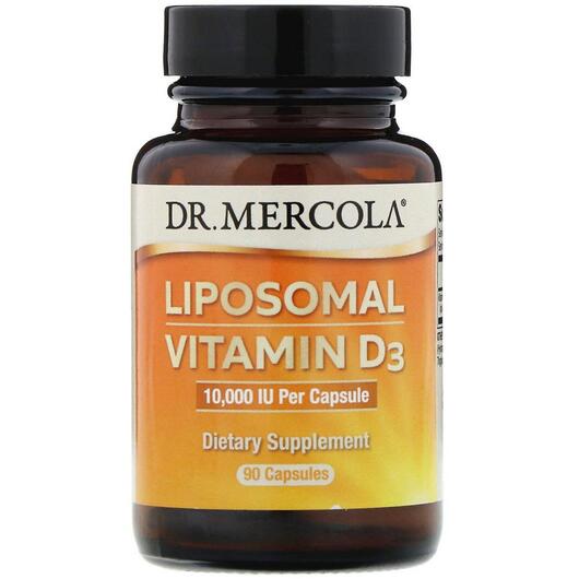 Основное фото товара Липосомальный D3, Liposomal Vitamin D3 10000 IU, 90 капсул