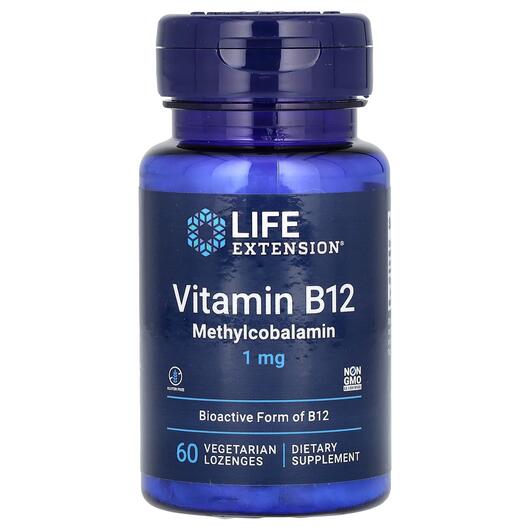 Основное фото товара Vitamin B12 Methylcobalamin, Витамин B12 Метилкобаламин 1 мг, 60 
