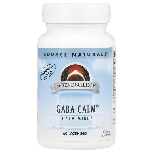 Основное фото товара ГАМК, Serene Science GABA Calm Peppermint, 60 таблеток