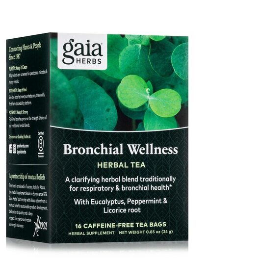 Основное фото товара Bronchial Wellness RapidRelief Herbal Tea 16, Травяные добавки, 2