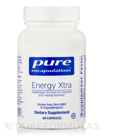 Основное фото товара Pure Encapsulations, Поддержка стресса, Energy Xtra, 60 капсул