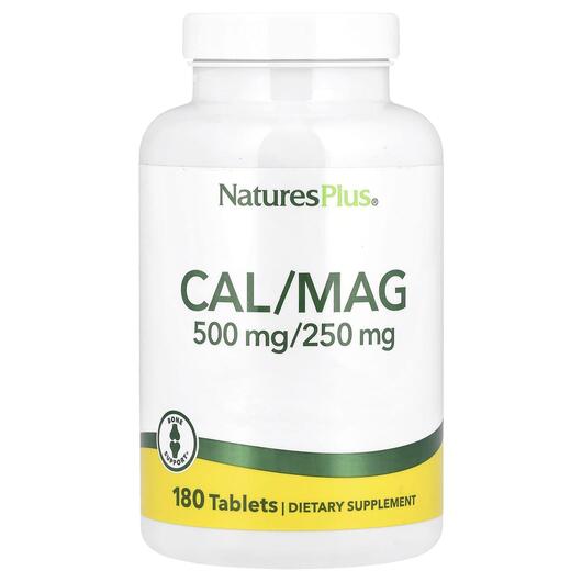 Основное фото товара Кальций Магний 500 мг, Cal Mag 500 mg 180, 180 таблеток