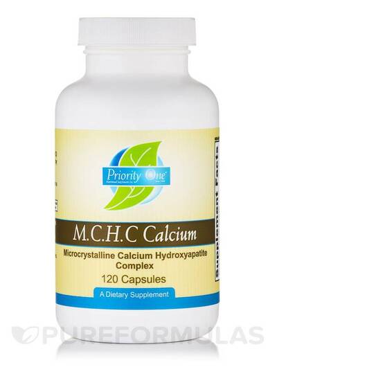 Основное фото товара Priority One, Кальций, M.C.H.C. Calcium, 120 капсул