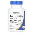 Nutricost, Лютеин, Zeaxanthin with Lutein, 120 капсул