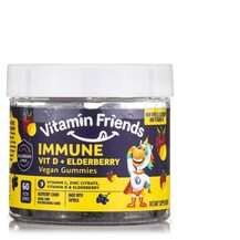 Vegan Immune Vitamin D + Elderberry Gummies for Kids