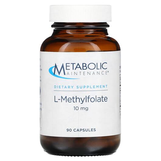 Основное фото товара Метилфолат, L-Methylfolate 10 mg, 90 капсул
