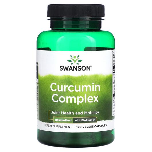 Основное фото товара Swanson, Куркумин, Curcumin Complex, 120 капсул