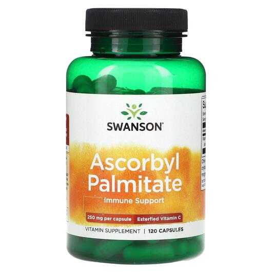 Основное фото товара Аскорбил пальмитат, Ascorbyl Palmitate 250 mg, 120 капсул