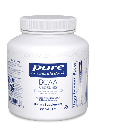Основное фото товара Pure Encapsulations, БЦАА, BCAA Capsules, 250 капсул