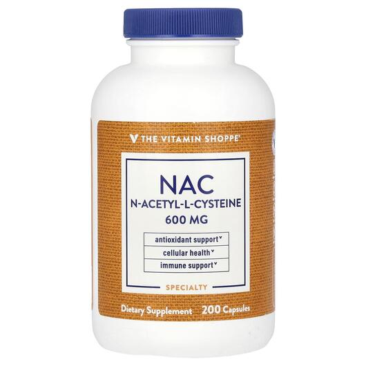 Основное фото товара N-ацетилцистеин, N-Acetyl-L-Cysteine 600 mg, 200 капсул