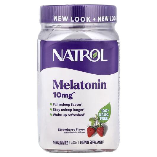 Основное фото товара Natrol, Мелатонин, Melatonin 10 mg, 140 таблеток