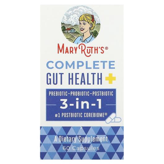 Основное фото товара Поддержка кишечника, Complete Gut Health 3-in-1, 60 капсул